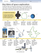 Space Sciences Printables, Activities, and Lessons - TeacherVision